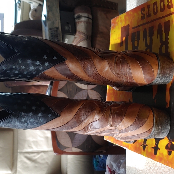 Lane Women's Western Old Glory Boots Size 9.5B - Picture 4 of 12